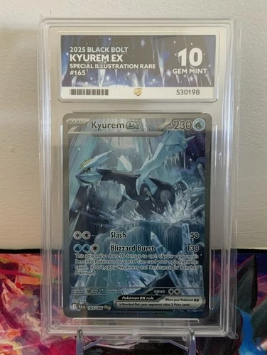 Kyurem EX 165/086 SIR Gem Mint ACE 10 Perfect Subgrades