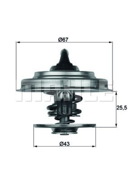 Mahle Thermostat FüR KüHlmittel / KüHlerthermostat TX 18 79D-image