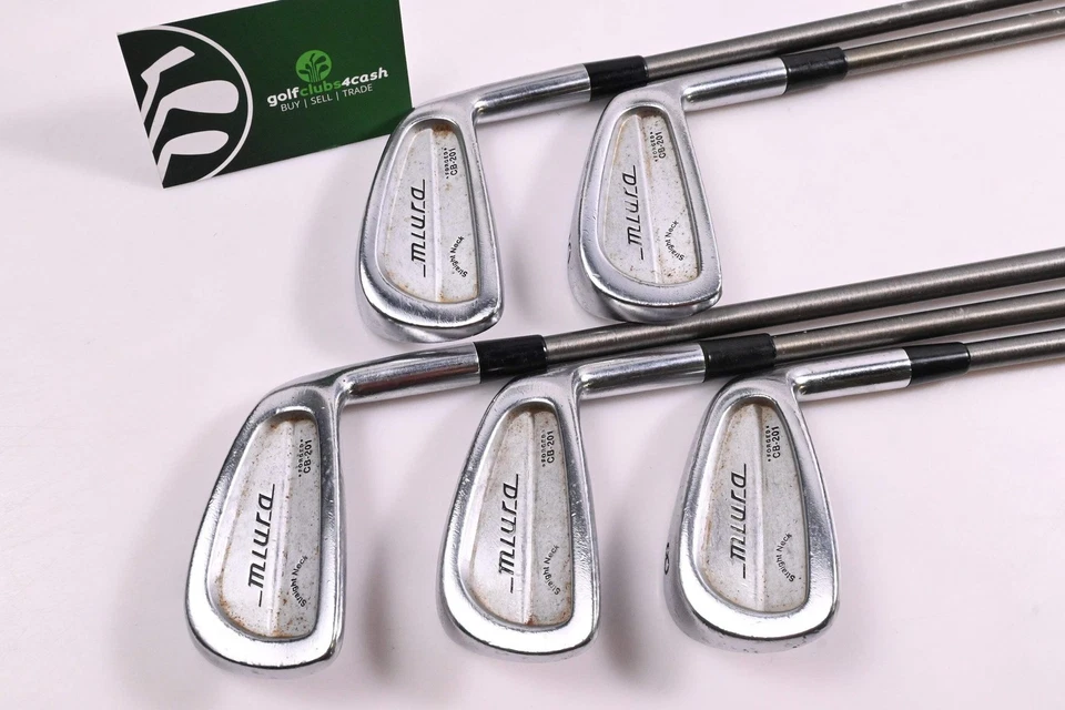 Miura CB-201 Irons / 4-8i / Regular Flex SteelFiberi95 Shafts - Image 2 of 4
