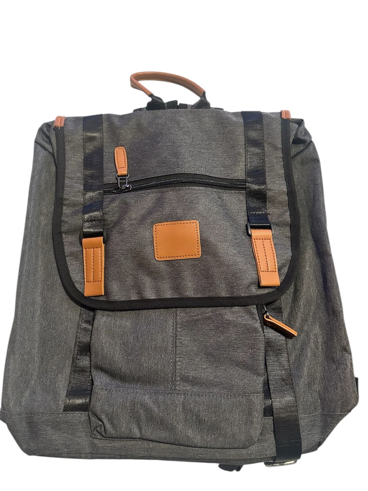 With Usb Charging Port & Anti-theft Flap In Gray