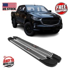 Mazda Side Steps MAZDA BT-50 DOUBLE CAB Side Steps Silver Black PIRAMITLINE Aluminium (193) 2Pcs