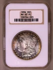 1896-P Morgan Dollar NGC Fatty Holder MS63PL ***RARE ORIGINAL PROOF LIKE COIN***