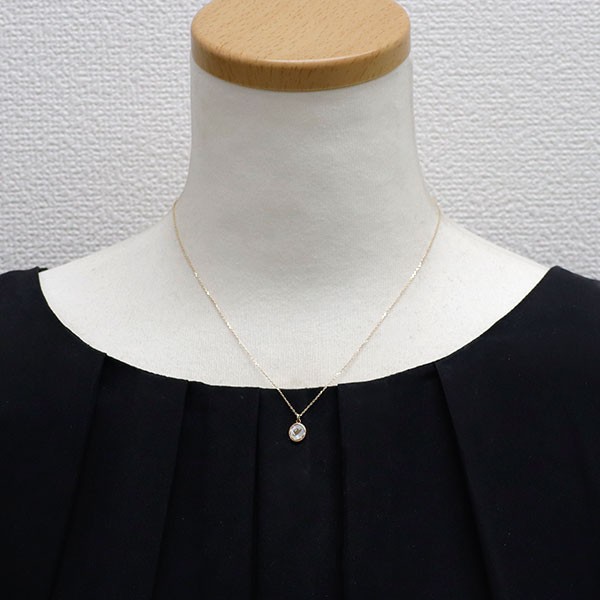 Disney K10YG Shell Pendant Necklace Initial “Y” - Auth free shipping from Japan-