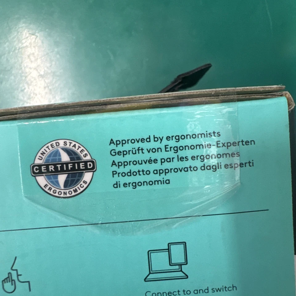 Logitech MX Ergo S Wireless Trackball Mouse - Black - Image 3 of 4