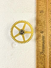 Herschede Clock Movement Time Side 2nd Wheel (See Pics To ID Movement)  (KD2678)