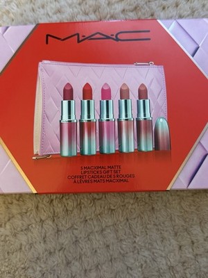 M·A·C MACximal Matte Lipstick Gift Set Ruby Woo Velvet Teddy Captive Audience