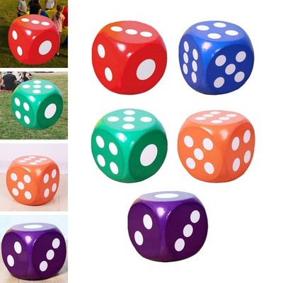 Foam Dot Dice Stem Learning Math Teaching Early Math Skills 12'' D6 for Teacher