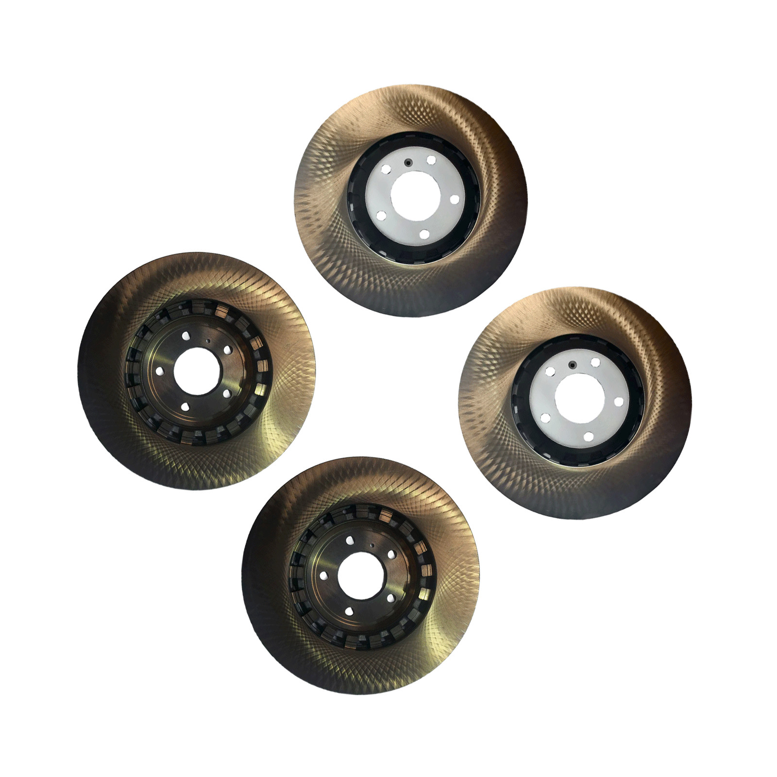 4 Pcs New For 2016-2023 Bentley Bentayga front rear brake rotors