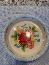 Pioneer Woman Sweet Rose 9.4 Diameter Pie Pla...