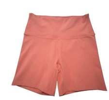 All in Motion Girls' High-Rise Seamless Bike Shorts Melon Orange S
