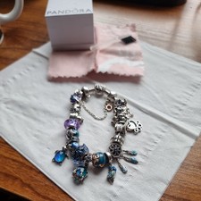 FULL OR PARTS Pandora Family Tree Clasp Bracelet - Safety Chain, Clips, Charms. 