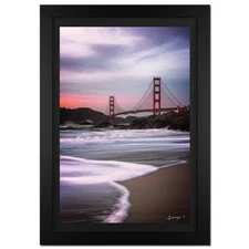 Jongas, "Iconic" Framed Limited Edition Photograph on Canvas, Numbered and Hand