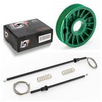 Fensterheber Reparatursatz Set Seilzug Rolle VL VR FüR Ford Fiesta 5 V 4/5-TüRig