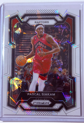 Pascal Siakam 2023-24 Panini Prizm Prizms White Ice #30 Raptors! 16/35