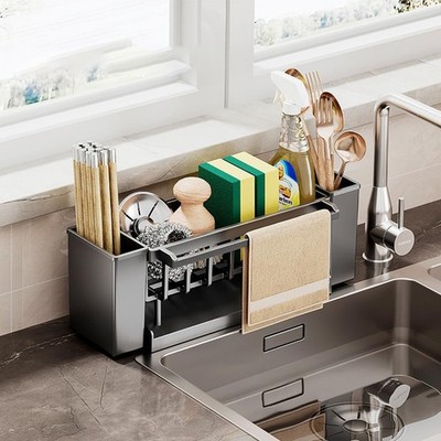 Kitchen Sink Drying Rack Utensils Drying Rack Sink Storage Shelf Drying Rack ...