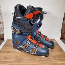 Salomon QST Pro 120 Herren Skischuhe - 26,5 cm - Blau/Orange/Silber