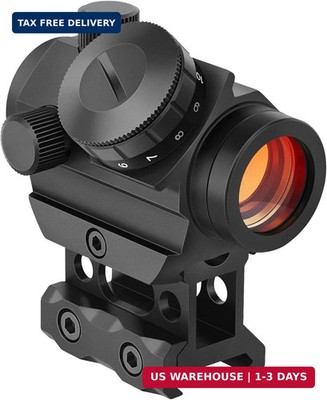 MidTen 2MOA Red Dot Sight 1x25mm Reflex Sight Waterproof & Shockproof & Fog-Proo
