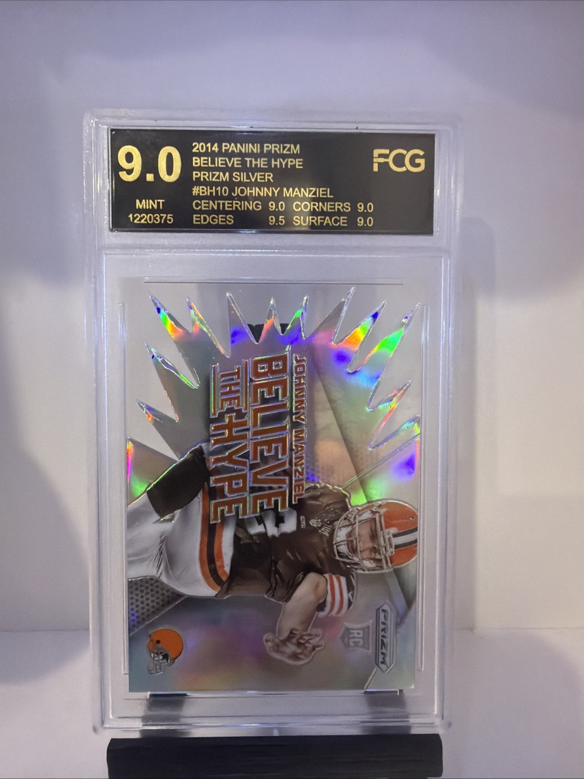Johnny Manziel Panini Prizm Believe the Hype #BH1 Prizm