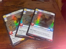 STAR WARS UNLIMITED TCG 3 KASHYYYK DEFENDER FOILS GLOBAL SHIPPING