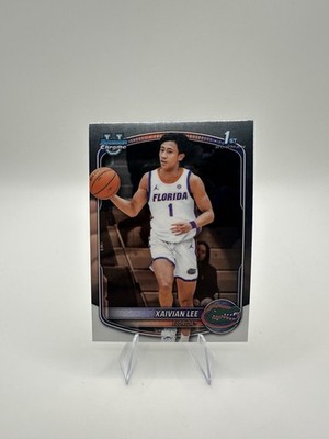 2025/26 Bowman Basketball Chrome U #BCP-28 Xaivian Lee 1st Bowman