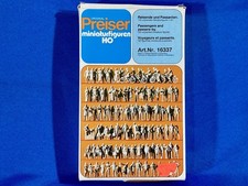 Preiser 16337,  HO Scale Passengers and Passers-by 120 Unpainted Figures Kit.