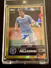 2023 Topps Chrome MLS Matias Pellegrini #183 Gold Refractor Autographs /50 (AU)