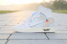 Off-White x Air Jordan 1 AA3834-100 shoes men's size 9-11