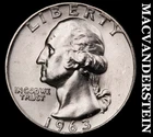 1963-D Washington Quarter- Silver- Choice Gem Brilliant Unc Luster #J6717