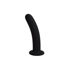 Loving Joy 5" Inch Slimline Silicone Dildo Suction Cup Curved Shaft Harness