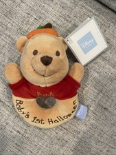 Winnie The Pooh Plush Baby Hand Rattle Vintage Baby Toy Rattle Plush Pooh Disney
