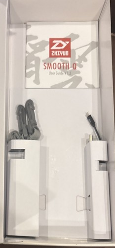 ZHIYUN Smooth-Q Stabilizzatore Gimbal Smartphone Portatile 3 Assi - Ottime Condizioni - Foto 5 di 7