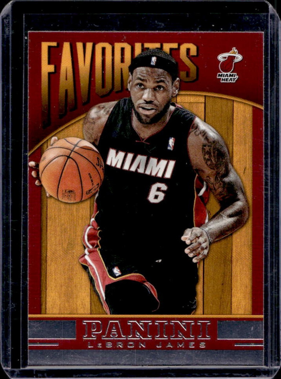 2013-14 Panini LeBron James Favorites #2 Heat