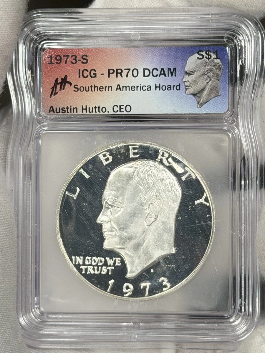 Silver Proof 1973 Eisenhower Dollars (1971-1978) for sale | eBay