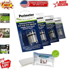 Durable Lithium-Ion Replacement Batteries for Invisible Fence Collar - 4 Pack