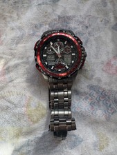 Orologio da polso radiocomandato Citizen Skyhawk A-T frecce rosse JY011055E quadrante nero