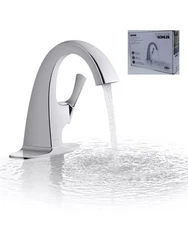 SINGLE HANDLE  BATHROOM FAUCET IN POLISHED CHROME FINISH BRAND NEW!!!!
