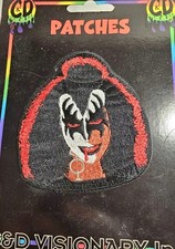 KISS PATCH Gene Simmons 1978 Solo Album Faces UNUSED Vintage Kiss 
