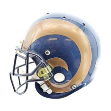 Marshall Faulk Los Angeles Rams Game Used Helmet