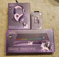 Pokemon x Razer Espeon & Umbreon Limited Edition Set - Mouse, Keyboard, Headset