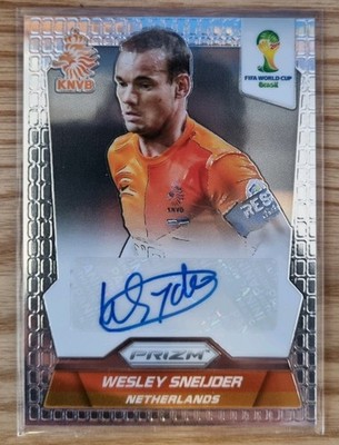 2014 Panini Prizm World Cup - Signatures Wesley Sneijder #S-WS (AU)
