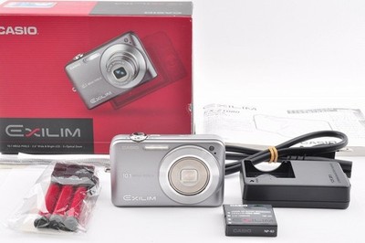 CASIO EXILIM EX-Z1080 Silver 10.1MP Digital Camera 3x Optical Zoom From Japan