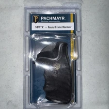 Pachmayr S&W Grips for K and L Frame Round Butt Black (03266)