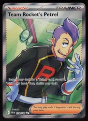 Team Rocket's Petrel 226/182 Destined Rivals Ultra Rare Full Art Holo