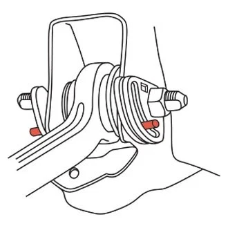 For GMC Savana 1500 2003 Specialty Products Front Alignment Plate Guide Pins - Image 2 of 2