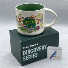 Starbucks Austin Texas Mug Discovery Series Stackable Coffee 2024 14oz
