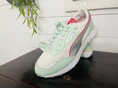 Puma Coca-Cola Rider FV Mens Sportswear Shoes White 387217-01 NEW
