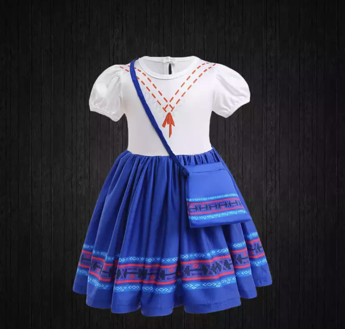 encanto birthday party dress Baby Girl Ball GownIsabela Mirabel Dolores Luisa Costume designer cocktail dresses Boden Women's Etta Piping Color:Champagne/Nude/Ivory/Silver This enchanting outfit features