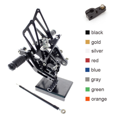 FXCNC Adjusting Front Rearsets Footpegs Foot Rest For GSXR1000 K7 K8 2007-2008