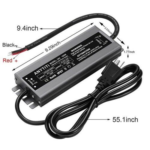 ANYTITI LED Driver LED Power Supply with IP67 Waterproof Rating Low Voltage T... - Picture 7 of 7