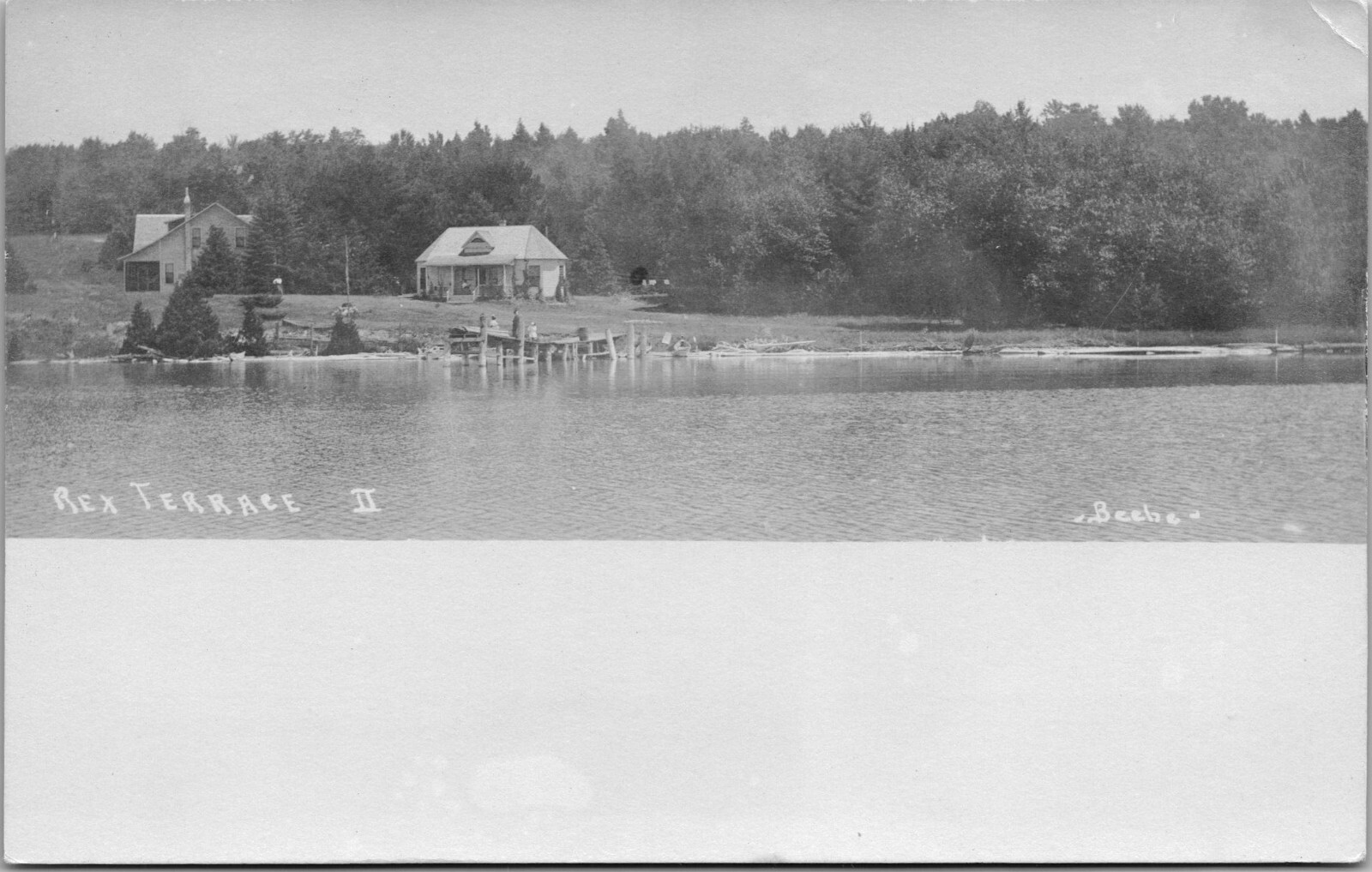 Rex Terrace Elk Torch Lake Antrim Kalkaska Co. Vintage Beebe Postcard